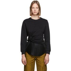 V-3. 3.1 Phillip Lim Twist Sweatshirt Black Large